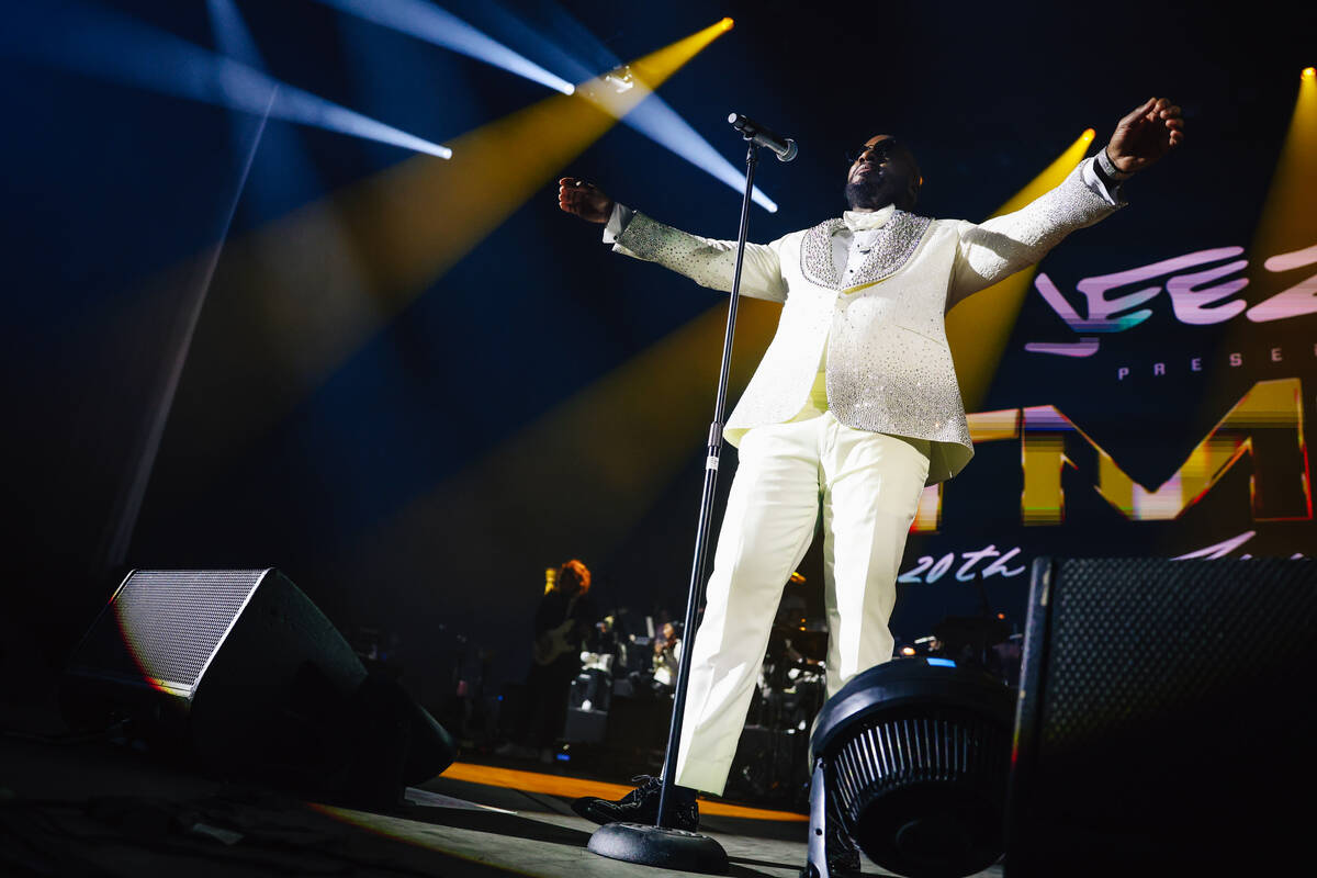 Young Jeezy performs at Planet Hollywood Friday, Dec. 19, 2025, in Las Vegas. (Madeline Carter/ ...