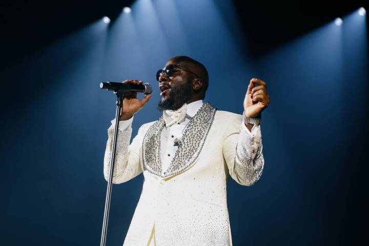 Young Jeezy performs at Planet Hollywood Friday, Dec. 19, 2025, in Las Vegas. (Madeline Carter/ ...