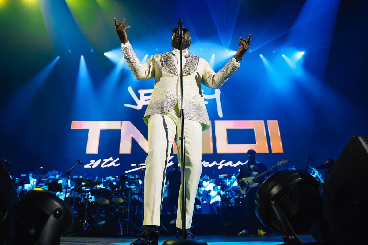 Young Jeezy performs at Planet Hollywood Friday, Dec. 19, 2025, in Las Vegas. (Madeline Carter/ ...