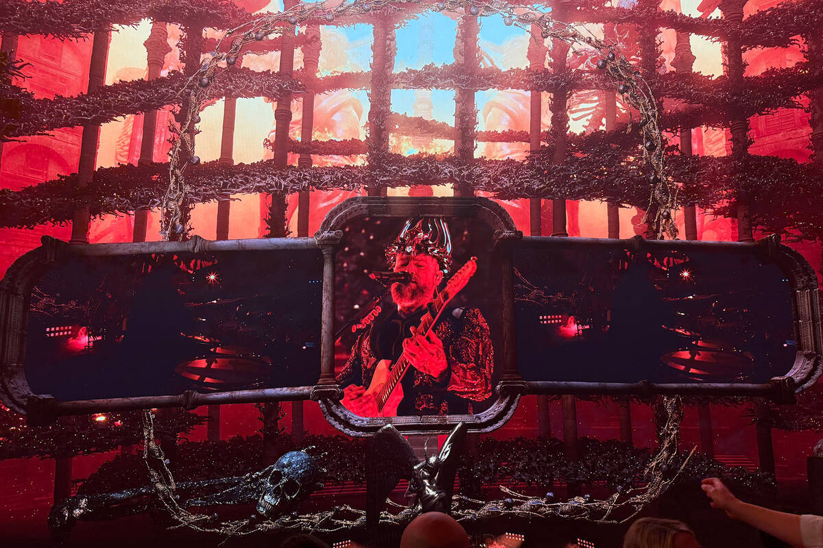 Zac Brown Band plays the first night of "Love & Fear" at Sphere on Friday, Dec. 5, 2025. (John ...