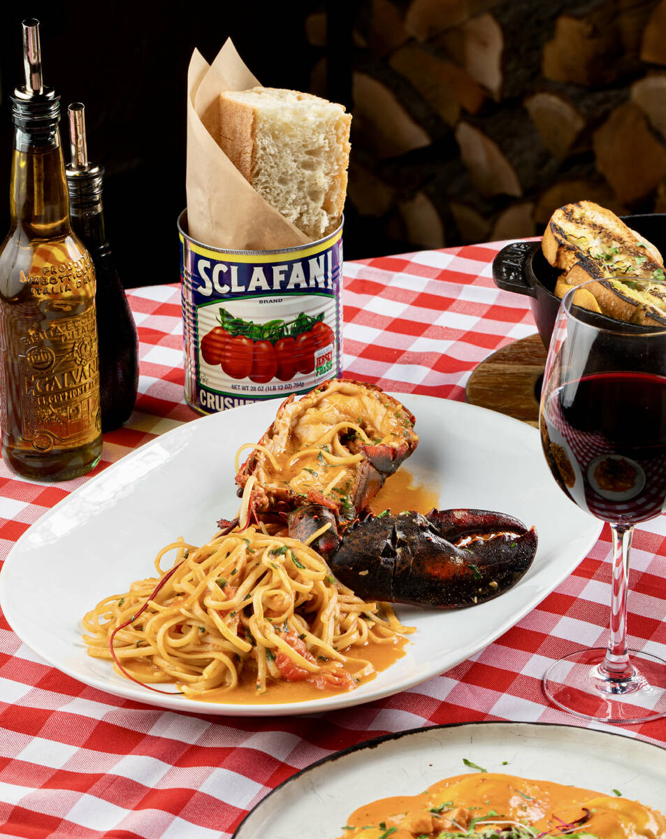 Lobster Linguine at Mercato Della Pescheria inside Grand Canal Shoppes (Mercato Della Pescheria)