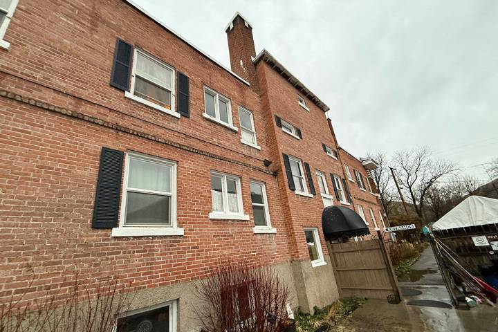 The Lava Hot Springs Inn is shown on Monday, Dec. 22, 2025. (John Katsilometes/Las Vegas Review ...