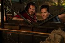 Jack Black and Paul Rudd in "Anaconda" (Columbia Pictures)
