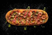 A Lil Roni pie from &Pizza (And Pizza), set to debut in spring 2026 at The Rio near the Las Veg ...