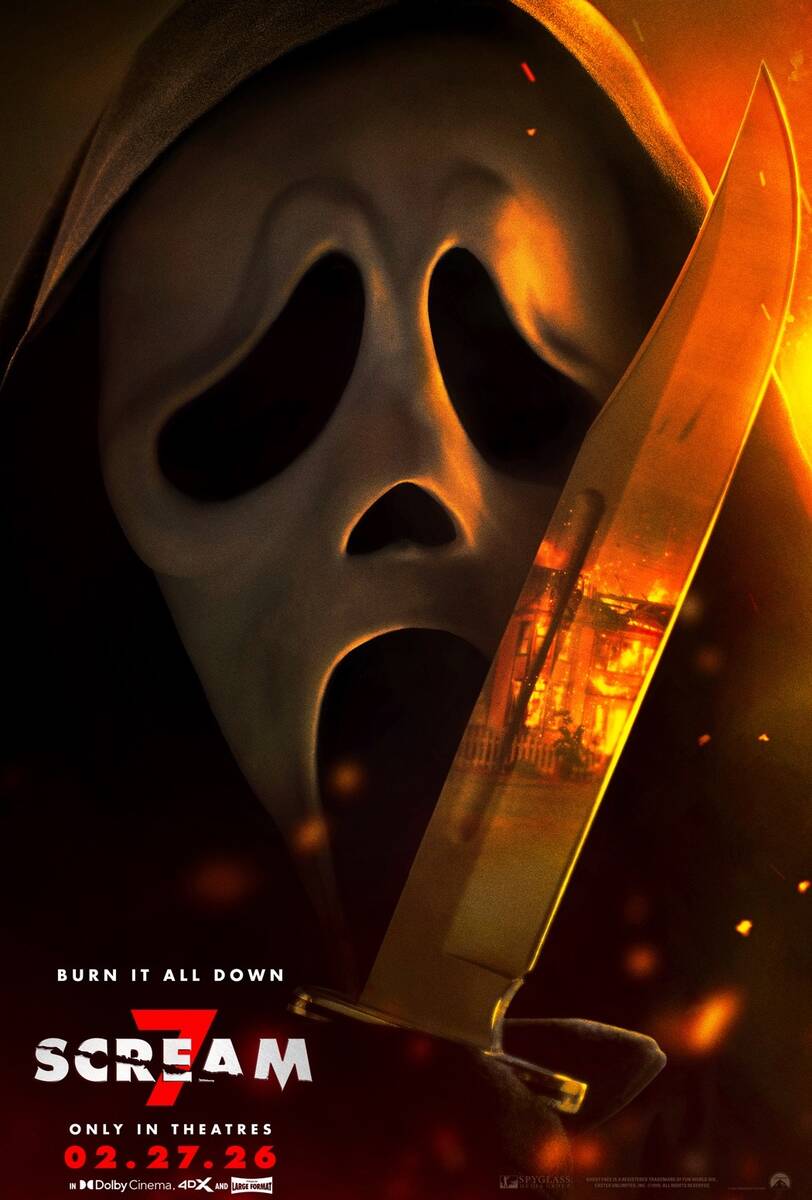 The poster for "Scream 7." (Paramount Pictures)