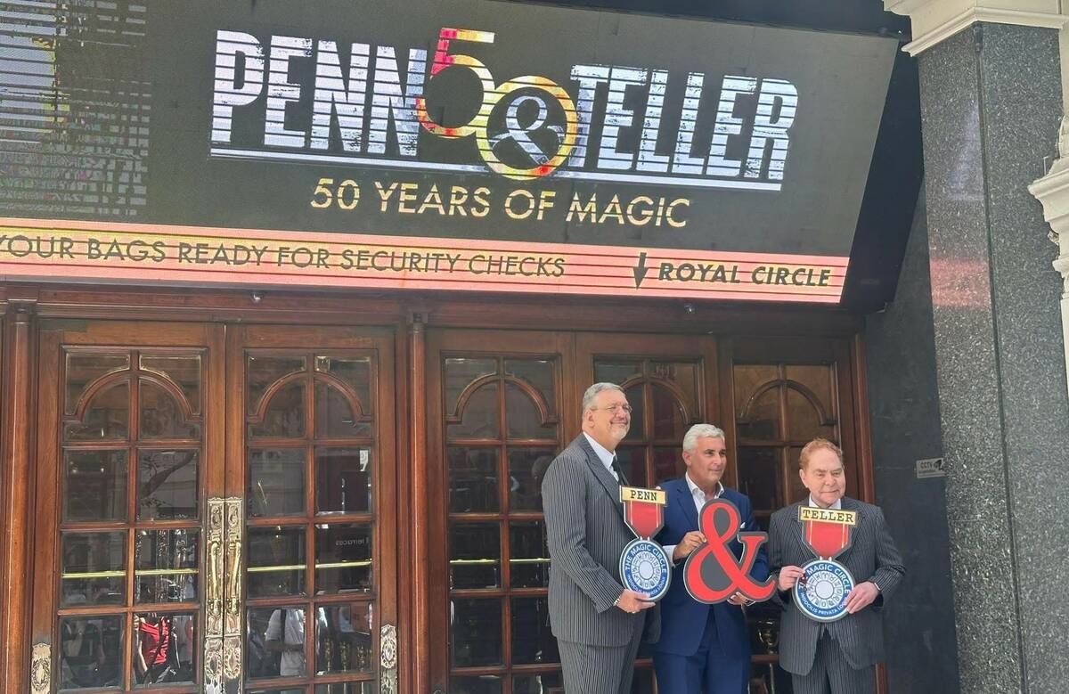 In 25th year in Las Vegas, Penn & Teller will play it to the very end