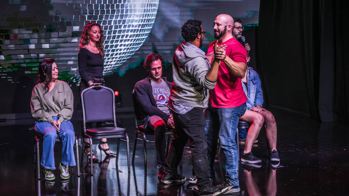 A scene from Marc Savard's new show at Flyover on the Strip. Burton reopened his production in ...