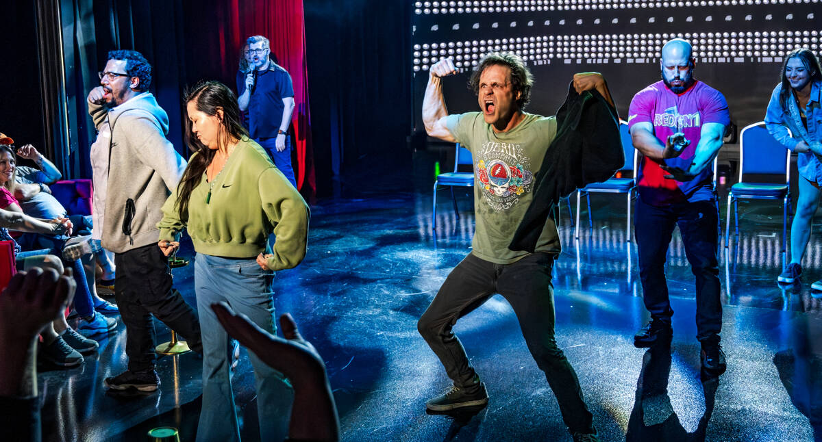 A scene from Marc Savard's new show at Flyover on the Strip. Burton reopened his production in ...