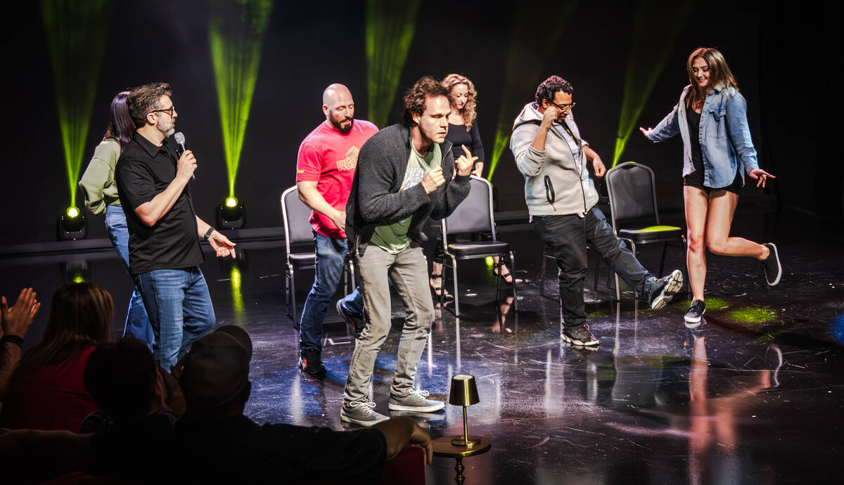 A scene from Marc Savard's new show at Flyover on the Strip. Burton reopened his production in ...