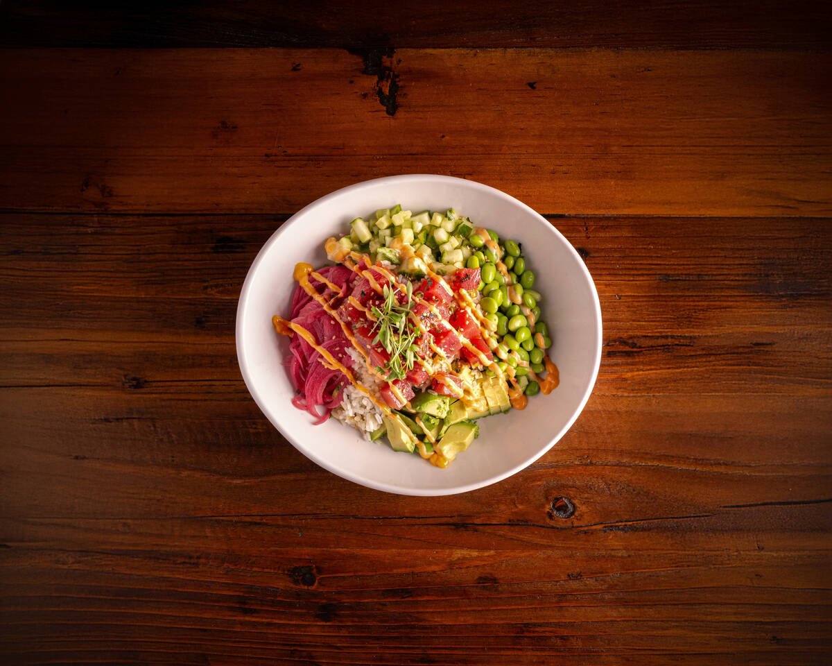 Ahi poke bowl from Finney's Crafthouse, the Southern California restaurant beginning constructi ...