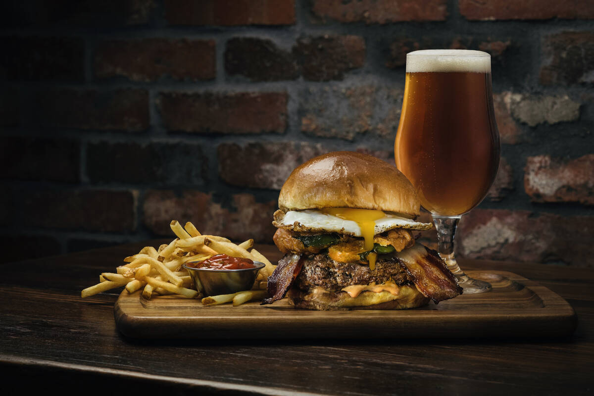 A jalapeño egg burger from Finney's Crafthouse, the Southern California restaurant beginning c ...