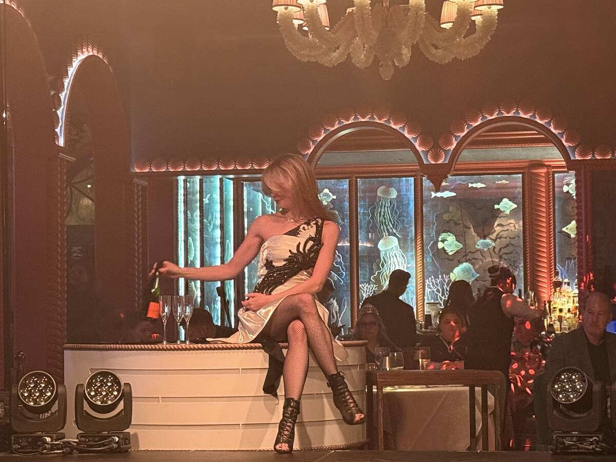 A look at the new dinner show at Mayfair Supper Club at Bellagio. (John Katsilometes/Las Vegas ...