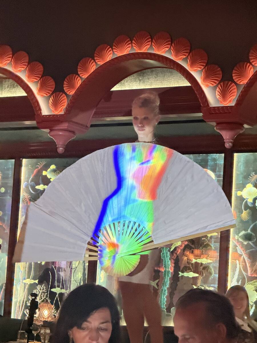 A look at the new dinner show at Mayfair Supper Club at Bellagio. (John Katsilometes/Las Vegas ...