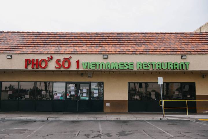 The exterior of the now-closed Phở Số 1, which has shut down after 31 years in op ...