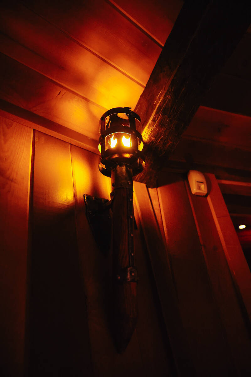 Viking Mike’s Alpine Yurt Bar Saturday, Jan. 3, 2026, in Las Vegas. (Madeline Carter/Las ...