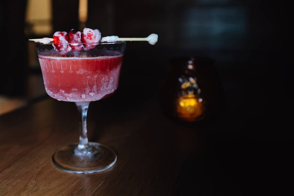 The Yggdrasil at Viking Mike’s Alpine Yurt Bar Saturday, Jan. 3, 2026, in Las Vegas. (Ma ...