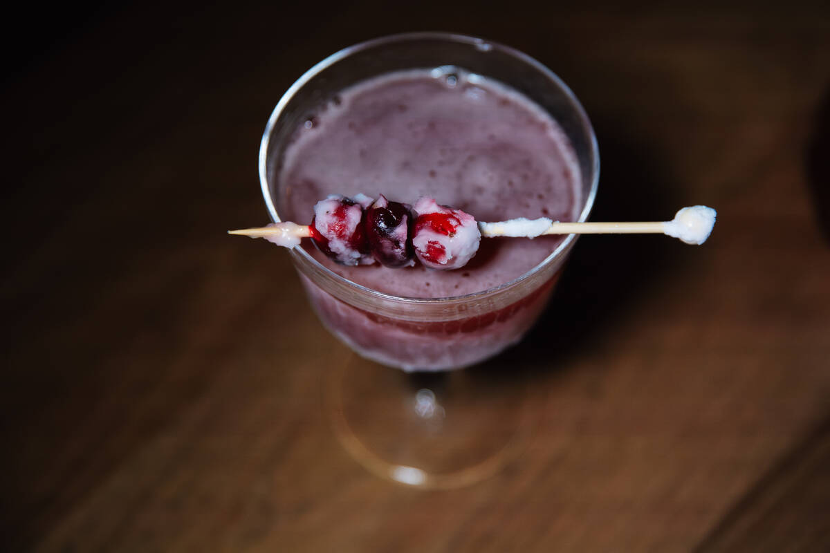 The Yggdrasil at Viking Mike’s Alpine Yurt Bar Saturday, Jan. 3, 2026, in Las Vegas. (Ma ...