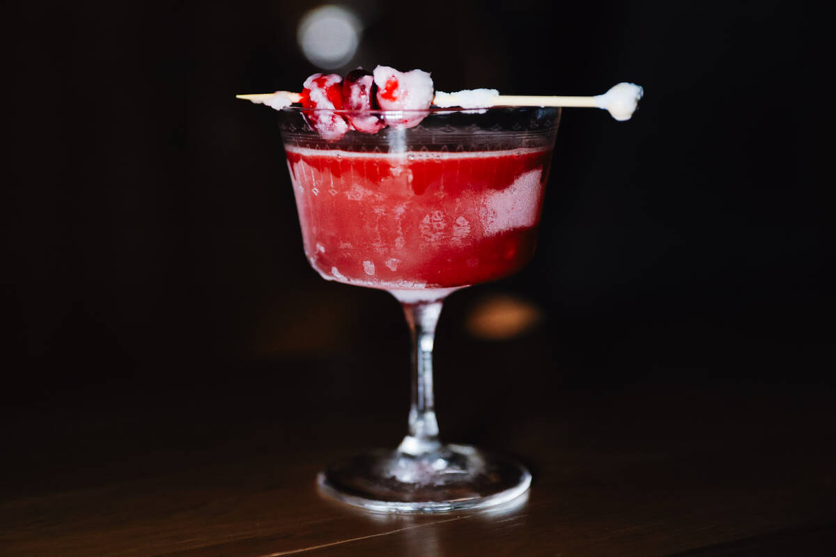 The Yggdrasil at Viking Mike’s Alpine Yurt Bar Saturday, Jan. 3, 2026, in Las Vegas. (Ma ...