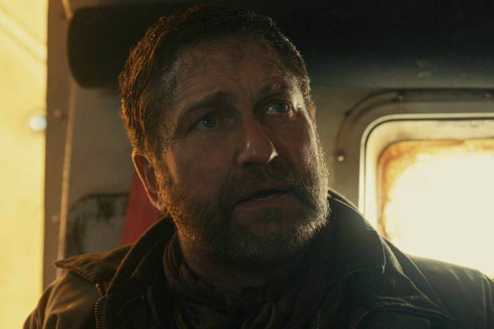 Gerard Butler as John Garrity in Greenland 2: Migration. (Lionsgate)
