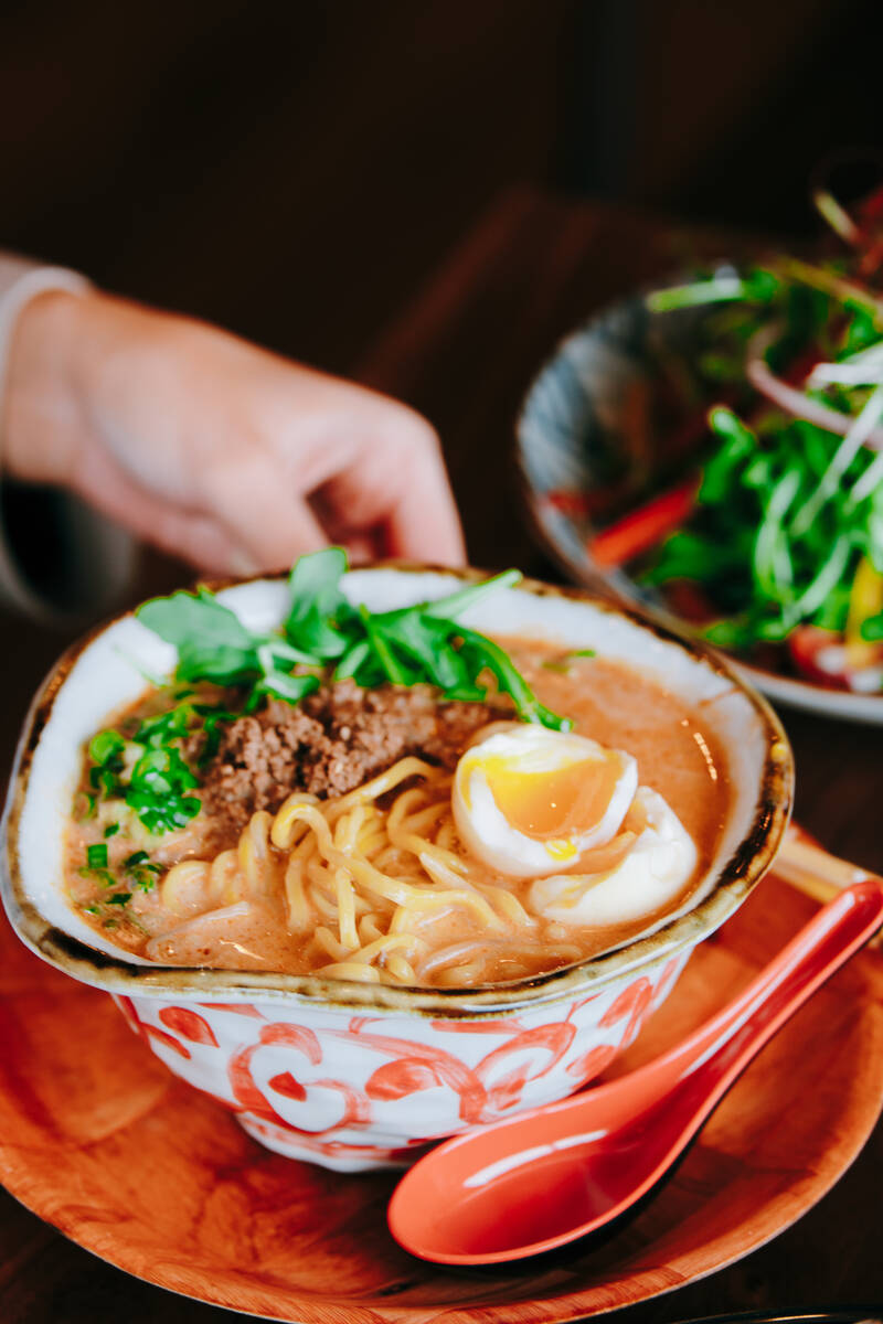 Signature Hakata tonkotsu ramen at Marufuku Ramen, which is planned to open its second Las Vega ...