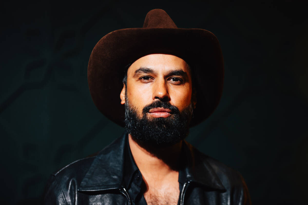 Actor Kunal Nayyar on a red carpet during the opening party at Gymkhana in the Aria Friday, Jan ...