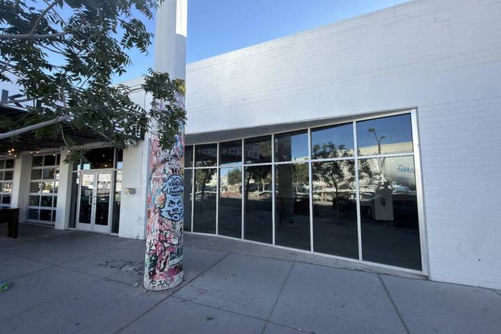 The exterior of 1309 S. Commerce St. in the Arts District of Las Vegas. A new bar is planned fo ...