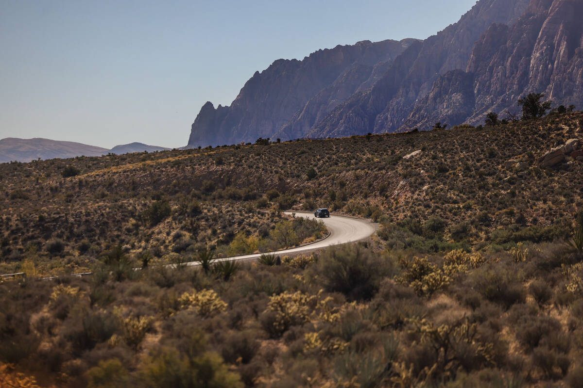 Views from the scenic loop during a Pink Jeep Tour of Red Rock Canyon National Conservation Are ...