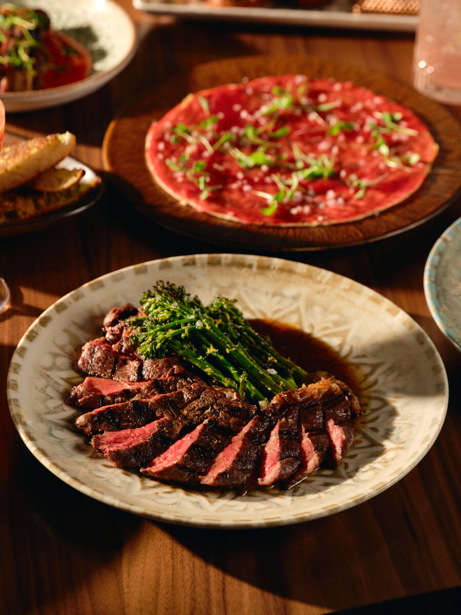 The 10-ounce prime rib from Hearthstone Kitchen & Cellar in the west of the Las Vegas Valley, o ...