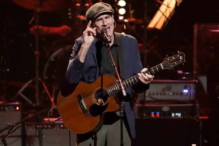 James Taylor performs at the 7th annual Love Rocks NYC concert benefitting God's Love We Delive ...