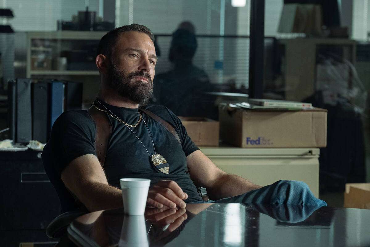 Ben Affleck as Detective Sergeant J.D. Byrne in "The Rip." (Claire Folger/Netflix)