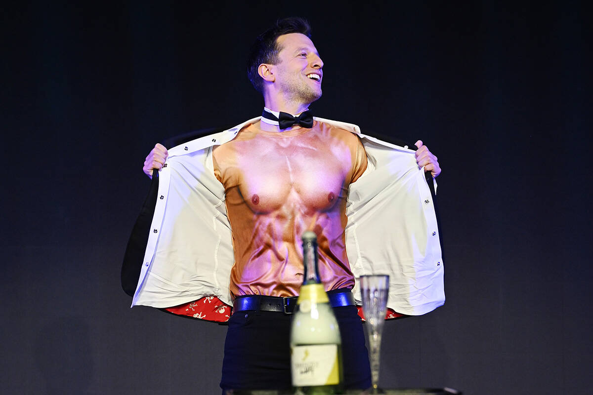 Magician Mat Franco makes a special appearance during the grand opening of Chippendales at The ...