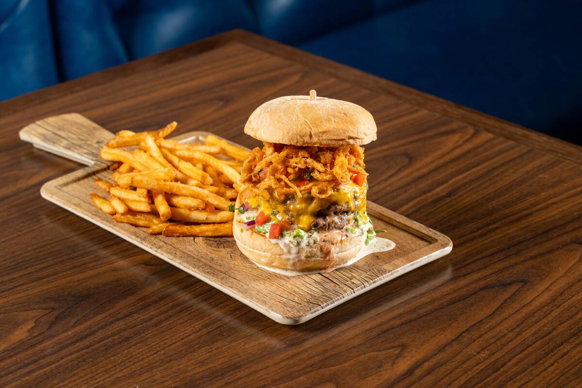 Jalapeno popper burger at Seventy Six. (Cole Curtis)