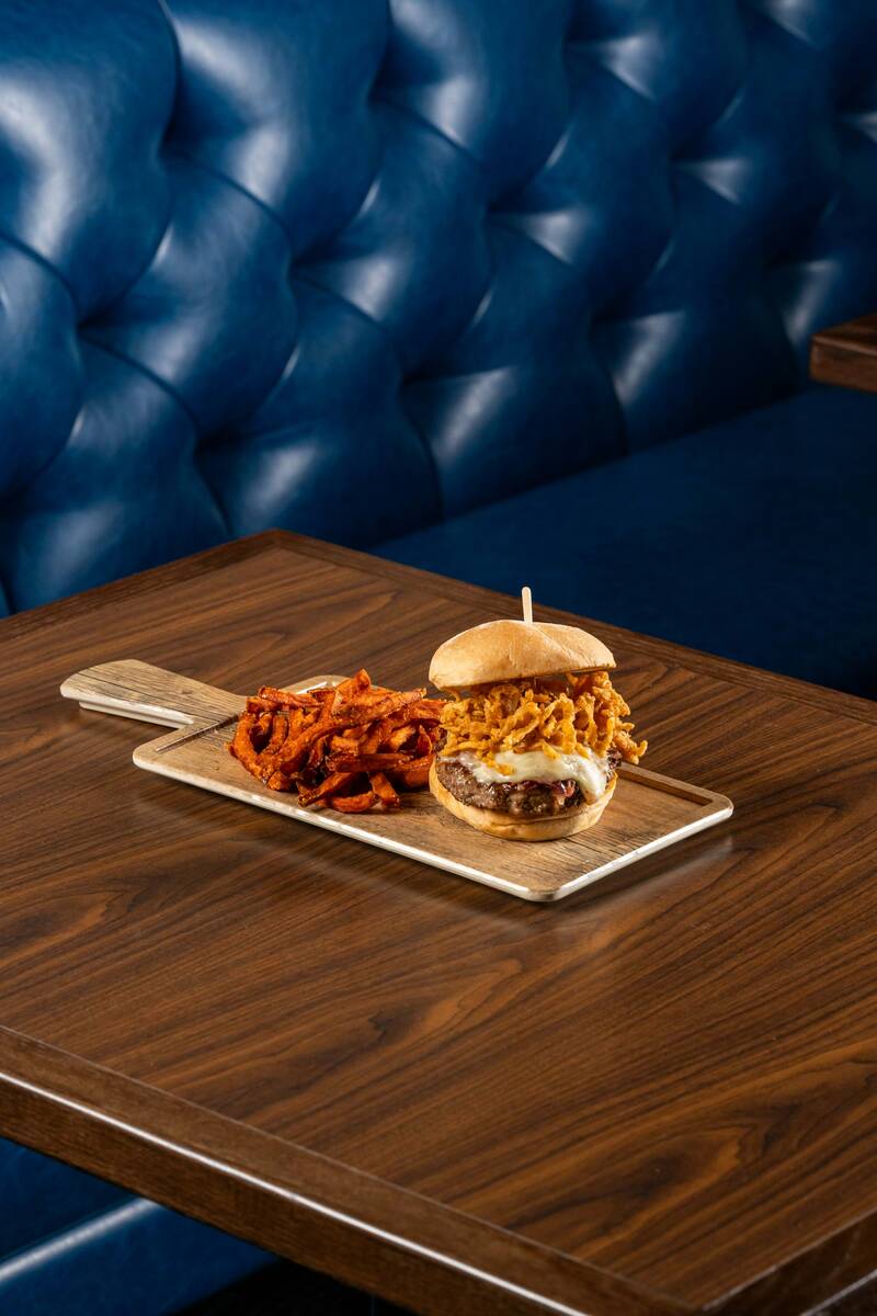 The whiskey burger at Seventy Six. (Cole Curtis)