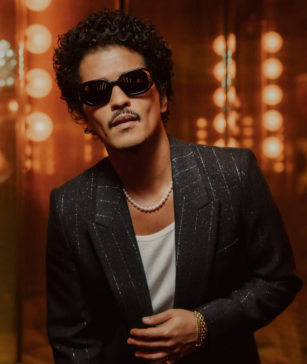 Bruno Mars is shown at The Pinky Ring in a photo posted Sunday, Aug. 30, 2025. (The Pinky Ring)