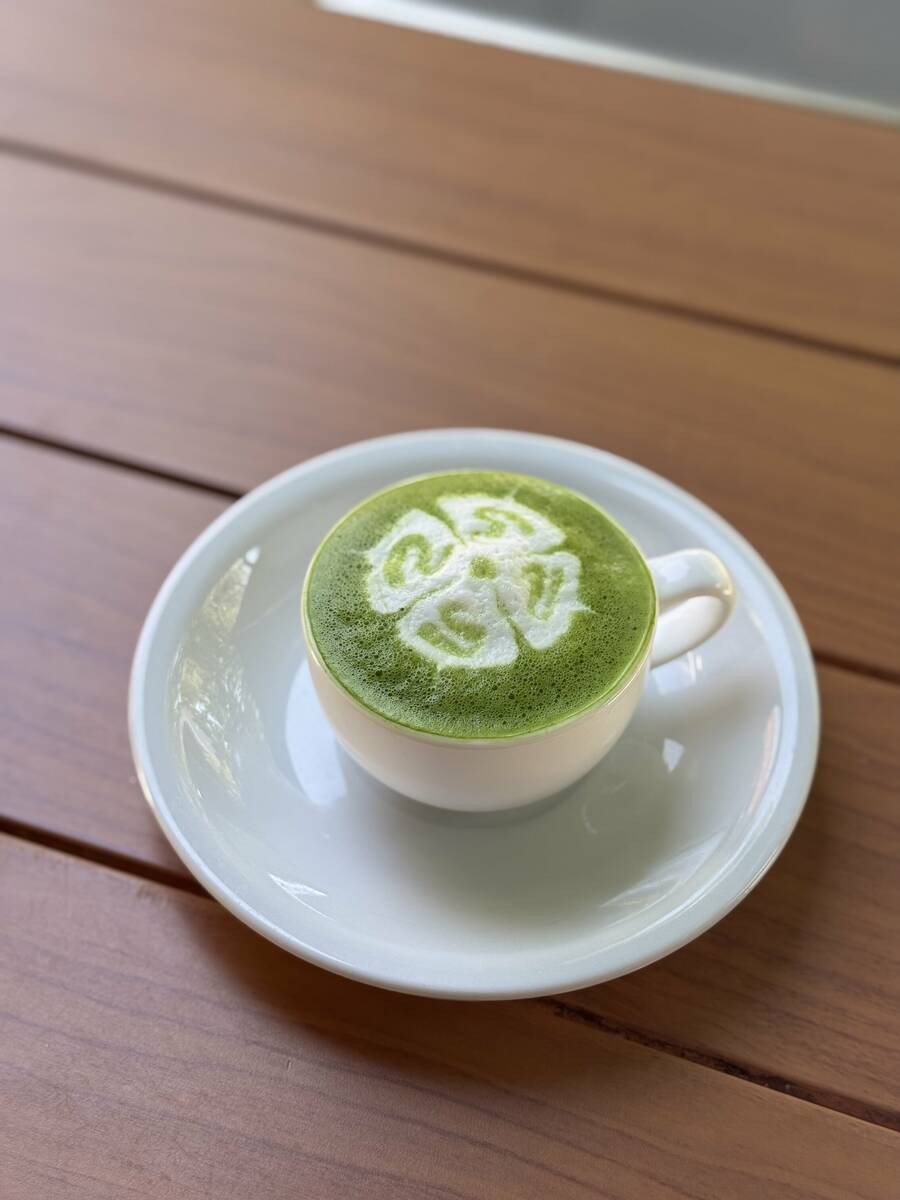 The Wazuka Matcha Macchiato at Urth Caffe (Urth Caffe)