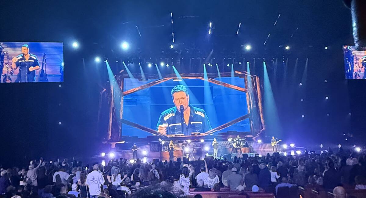 Blake Shelton opens the second run of his residency production at the Colosseum at Caesars Pala ...