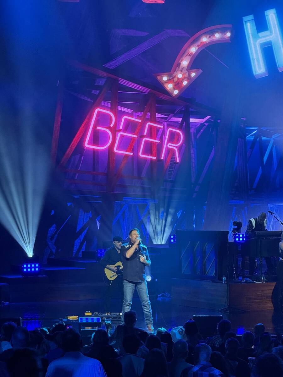 Blake Shelton opens the second run of his residency production at the Colosseum at Caesars Pala ...