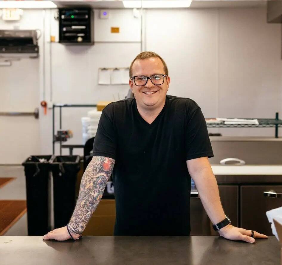 Chef-owner Brian Howard of Sparrow + Wolf in Chinatown Vegas. (Las Vegas Review-Journal file)