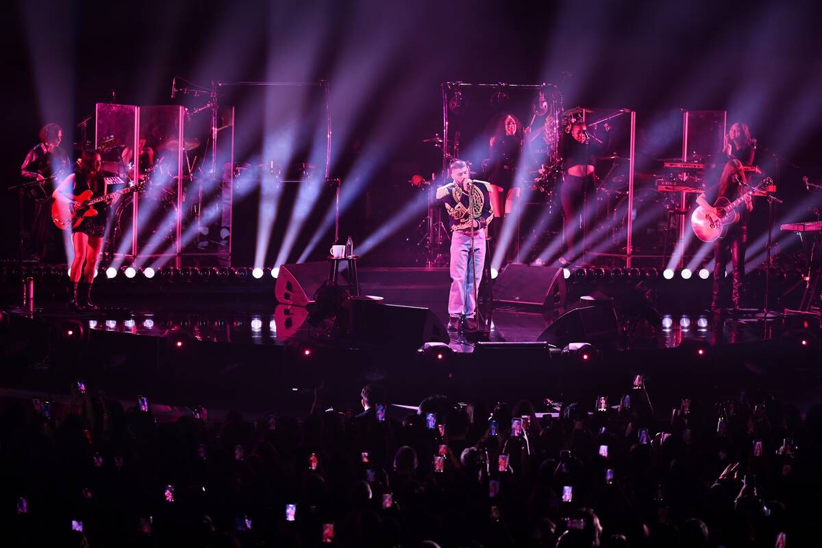 ZAYN performs the first night of his residency at Dolby Live At Park MGM on January 20, 2026 in ...