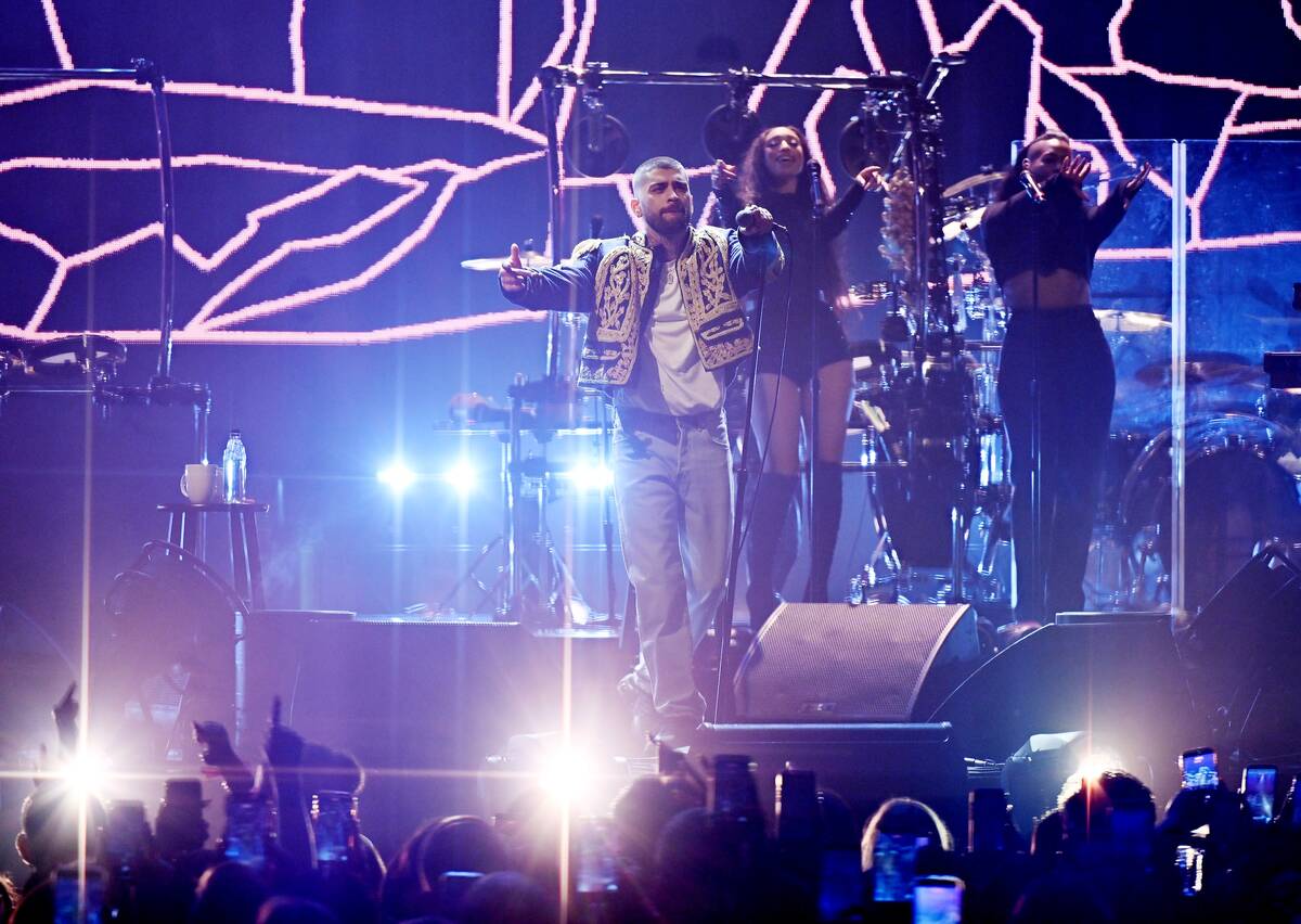 ZAYN performs the first night of his residency at Dolby Live At Park MGM on January 20, 2026 in ...