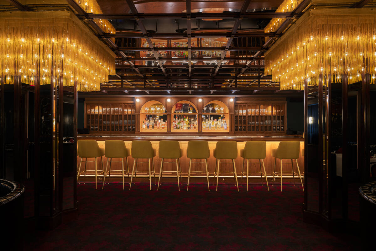 The cocktail lounge at Golden Steer, which is opening in late January 2026 on Lower Fifth Avenu ...