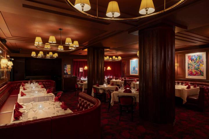 The dining room at Golden Steer, which is opening in late January 2026 on Lower Fifth Avenue in ...