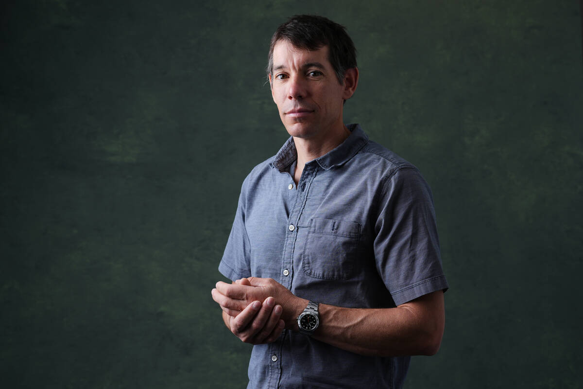 FILE - Professional climber Alex Honnold poses for a portrait Oct. 21, 2025, in Los Angeles. (A ...