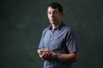 FILE - Professional climber Alex Honnold poses for a portrait Oct. 21, 2025, in Los Angeles. (A ...