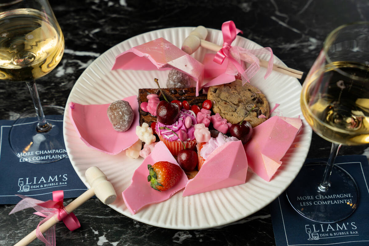 For Valentine's Day 2026, the Love You to Pieces experience at Liam's Den & Bubble Bar in The V ...