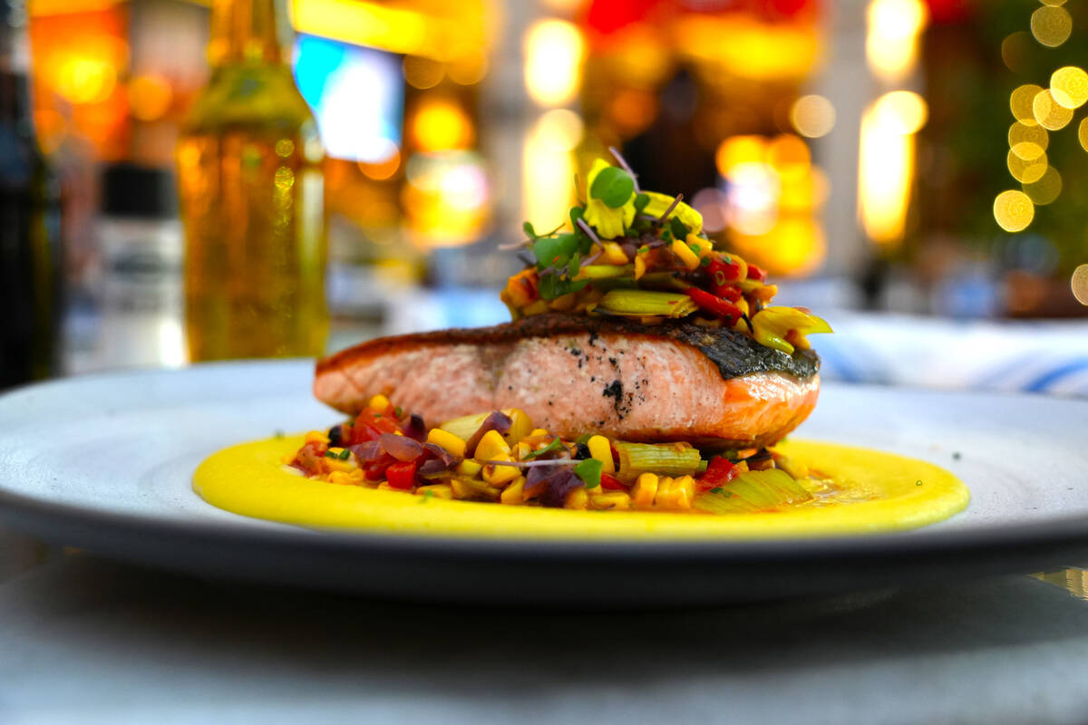 Mercatgo della Pescheria in The Venetian on the Las Vegas Strip is serving this salmon special ...