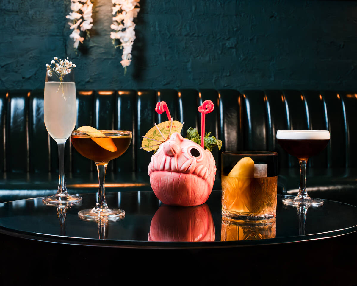 White Wale in downtown Las Vegas is offering five specialty cocktails and a cocktail tasting fo ...