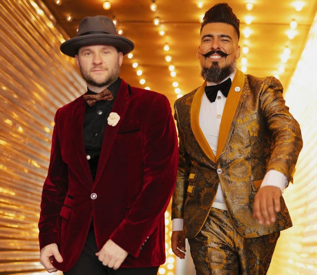 Blake Lewis, left, and Marco Palos lead Phat Cat Swinger into South Point Showroom this weekend ...