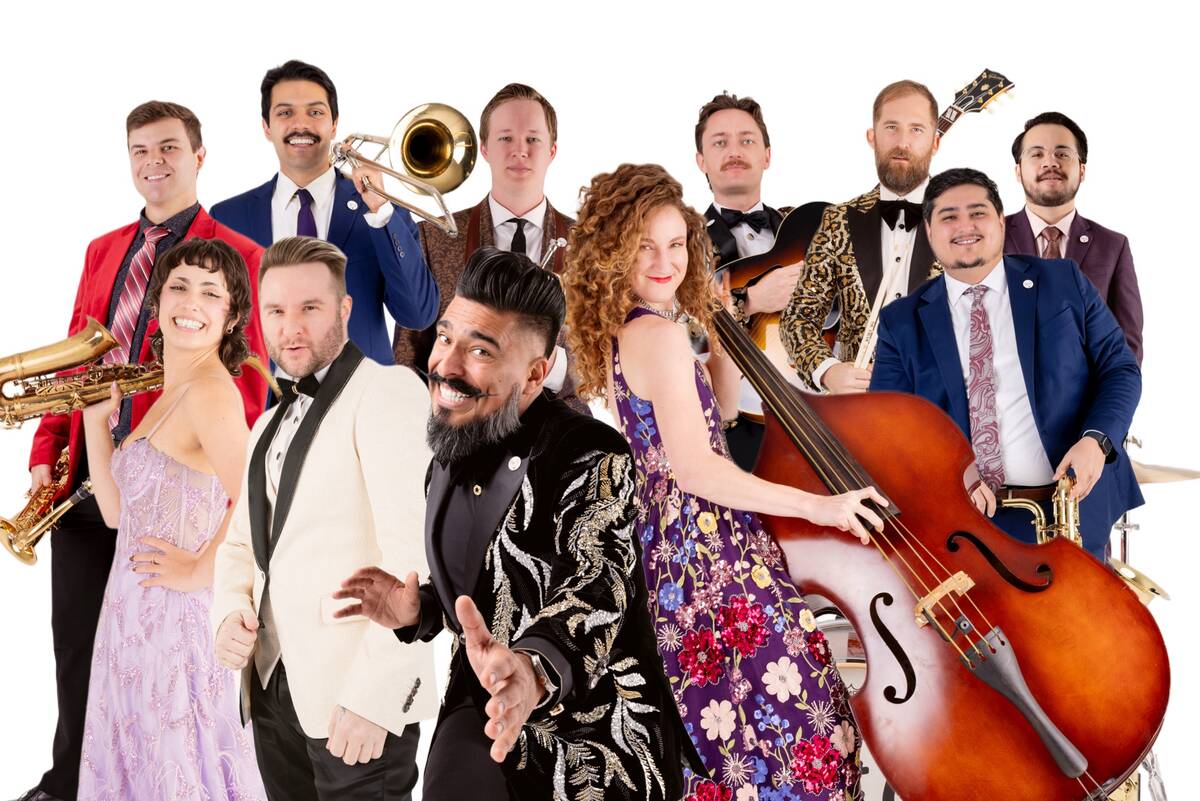 A photo illustration of Phat Cat Swinger, premiering at South Point Showroom this weekend. (Pha ...