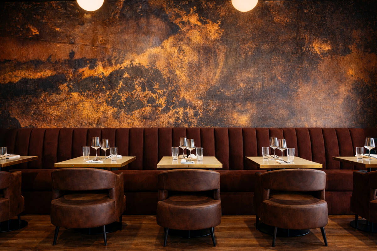 The interior of Hayworth, a restaurant scheduled to open in late February 2026 in Henderson in ...